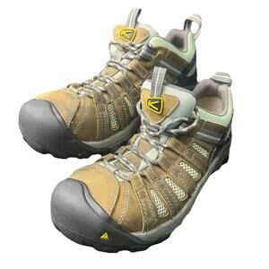 KEEN Utility Flint II Low Women’s 9W Work Shoes Brown Safety Toe(Excellent) READ
